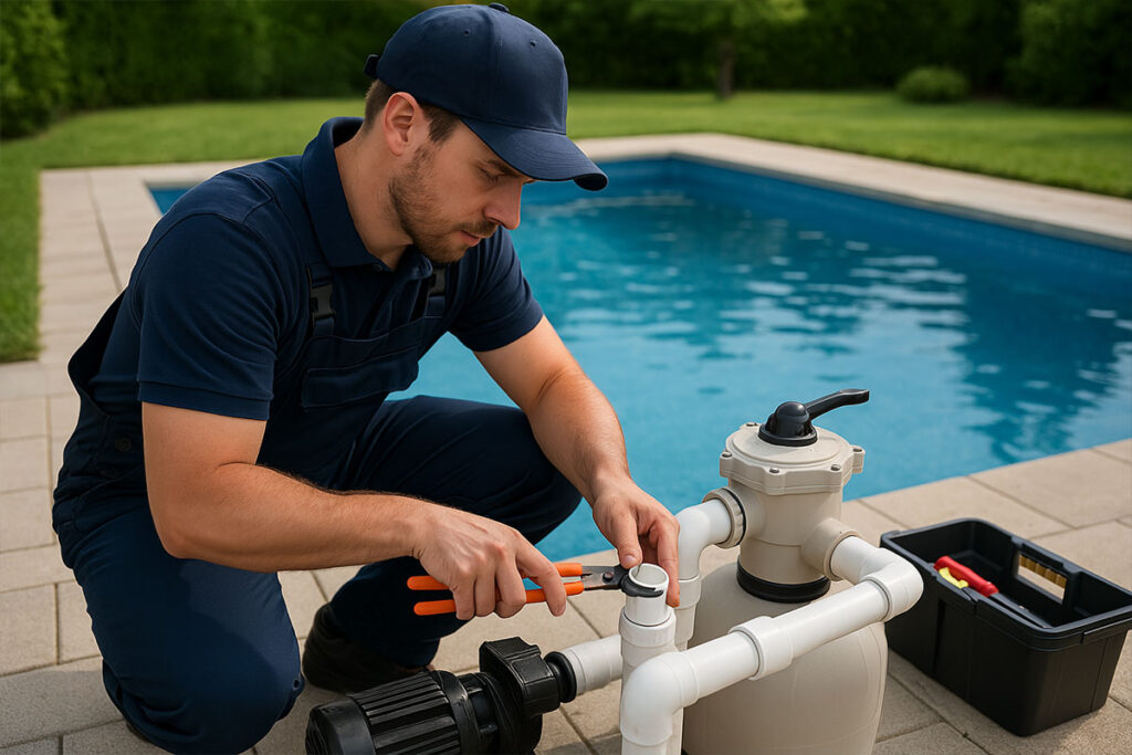 Réparation de piscine